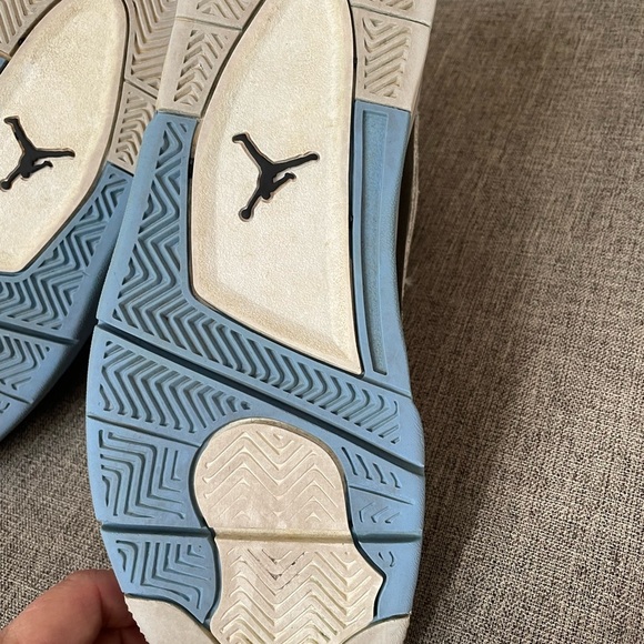 Jordan dub zero GS Legend blue gray graphics sneakers youth sz 6.5 DV1360-114 - Picture 9 of 14
